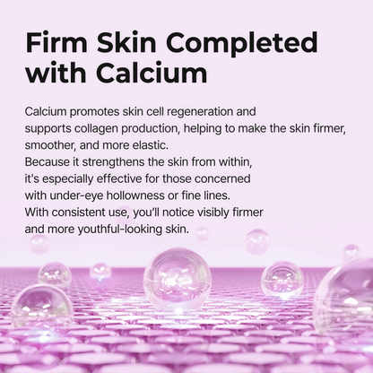 Cemenrete Calcium Multi Balm 9g & Calcium Volume Eye Patch 60ea Set – Hydrating Multi Balm + Firming Under Eye Patches for Bright, Smooth & Youthful Skin